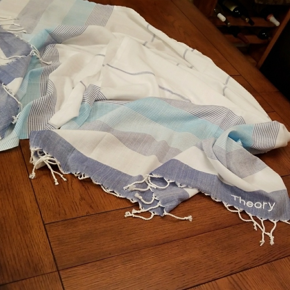 🆕️Theory beach blanket/wrap 100%cotton - Picture 4 of 8
